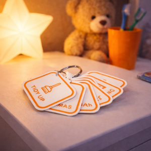 Night Time Routine Tags for Children - SoftSignals